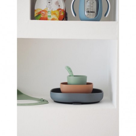 COFFRET REPAS SILICONE 4 PIECES