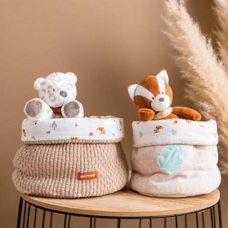 MINI PELUCHE BORIS PANDA ROUX