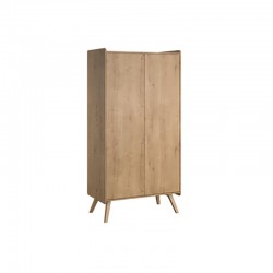 ARMOIRE VINTAGE 2-PORTES BOIS
