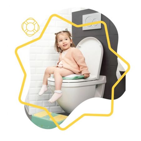 REDUCTEUR DE TOILETTE AVEC POIGNEES BADABULLE