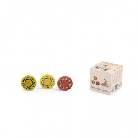 BOITE DE 3 DISQUES POUR LAMPE A HISTOIRES