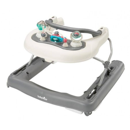TROTTEUR 2 EN 1 ZINC