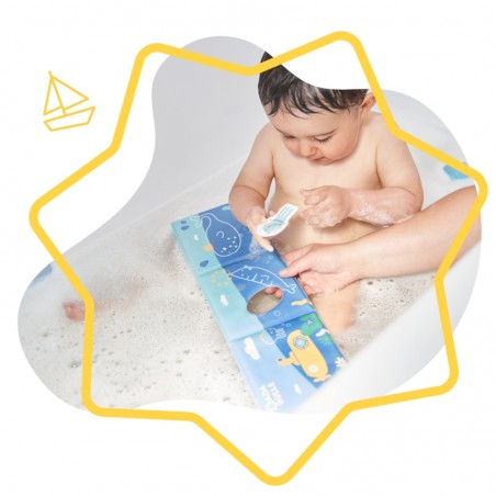 LIVRE DE BAIN ET MARIONNETTE