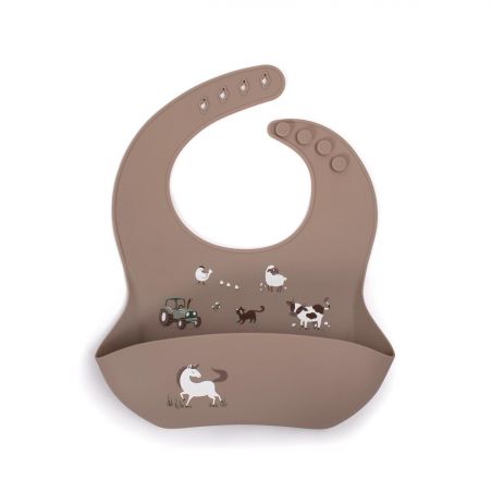BAVOIR SILICONE IMPRIME - A LA FERME