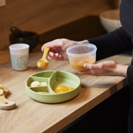ASSIETTE COMPARTIMENTEE SILICONE