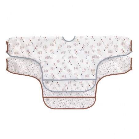 LOT DE 2 BAVOIRS MANCHES LONGUES AVEC POCHE,