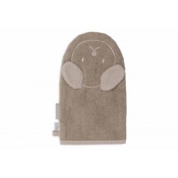 1 GANT DE TOILETTE EPONGE