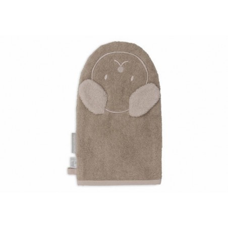 1 GANT DE TOILETTE EPONGE