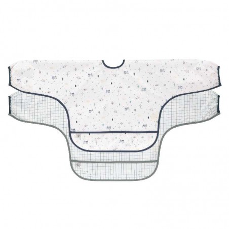 LOT DE 2 BAVOIRS MANCHES LONGUES AVEC POCHE,