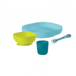 COFFRET REPAS SILICONE 4...