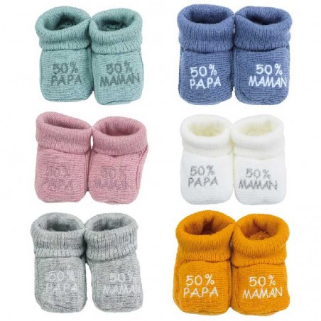 CHAUSSONS 50% PAPA 50% MAMAN