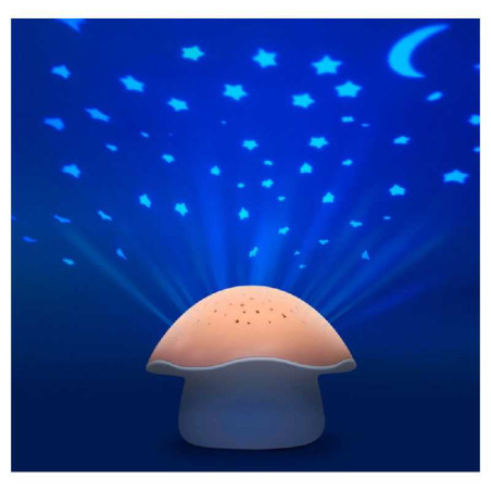 PROJECTEUR D'ETOILES CHAMPIGNON BLEU