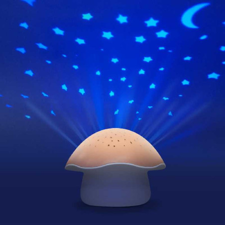 PROJECTEUR D'ETOILES CHAMPIGNON BLEU