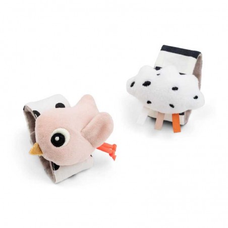 BRACELET HOCHET LOT DE 2 HAPPY CLOUDS