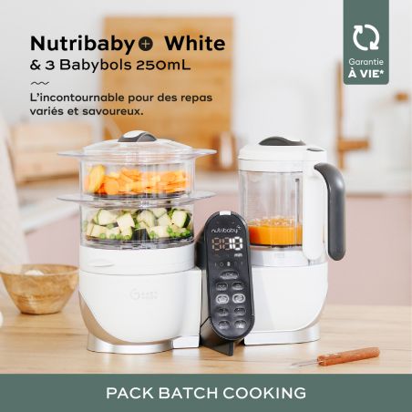 PACK NUTRIBABY WHITE3 BABYBOLS 250 ML 