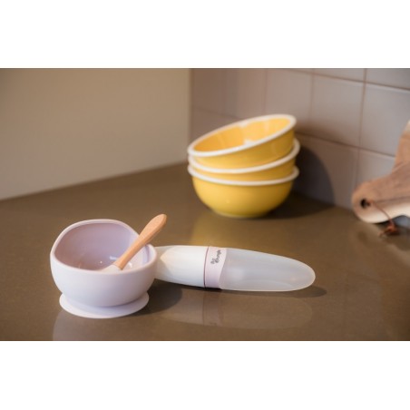 B-BOL VENTOUSE SILICONE & CUILLERE