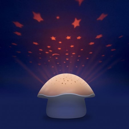 PROJECTEUR D'ETOILES CHAMPIGNON ROSE