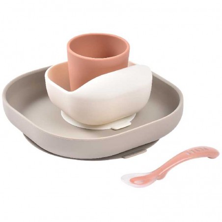 COFFRET REPAS SILICONE 4 PIECES