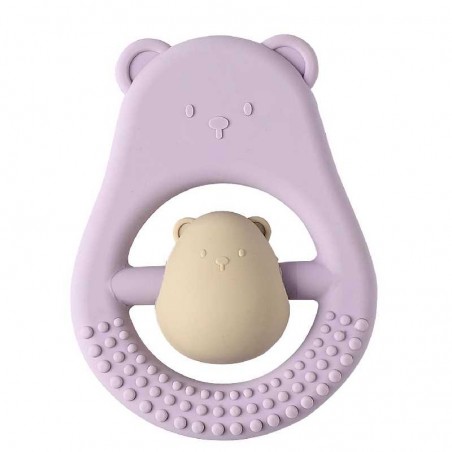 ANNEAU HOCHET MAMAN ET BEBE LILAS
