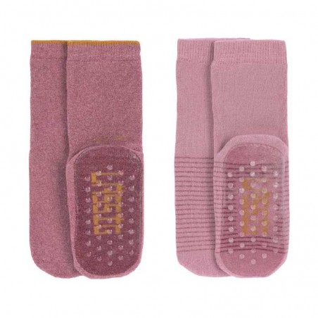 LOT DE 2 CHAUSSETTES ANTIDERAPANTES
