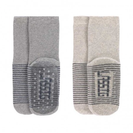 LOT DE 2 CHAUSSETTES ANTIDERAPANTES