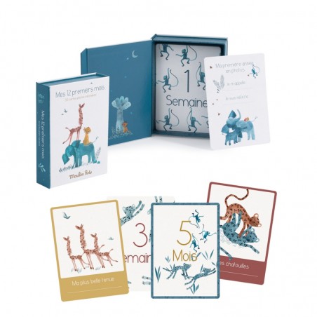 CARTES MES 12 PREMIERS MOIS SOUS MON BAOBAB (30 CARTES)