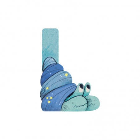 LETTRE BOIS L BLEU L'ALPHABET