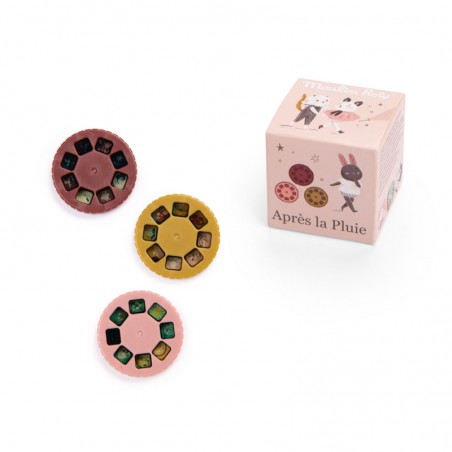 BOITE DE 3 DISQUES POUR LAMPE A HISTOIRES