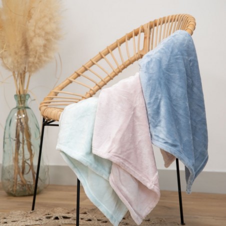COUVERTURE MICRODOUX 75X100 CM SAUGE