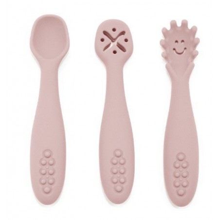 SET DE 3 CUILLERES D'APRENTISSAGE EN SILICONE