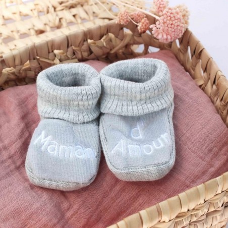 CHAUSSONS BEBE MAMAN D AMOUR