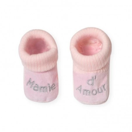 CHAUSSONS BEBE MAMIE D AMOUR