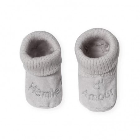 CHAUSSONS BEBE MAMIE D AMOUR