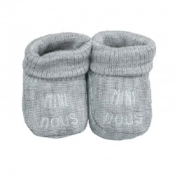 CHAUSSONS MINI NOUS - GRIS