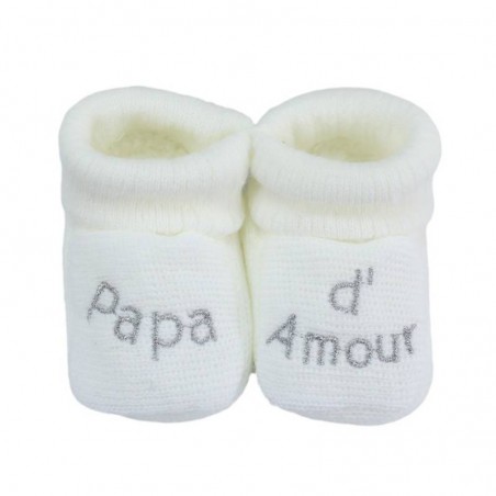 CHAUSSONS BEBE PAPA D AMOUR