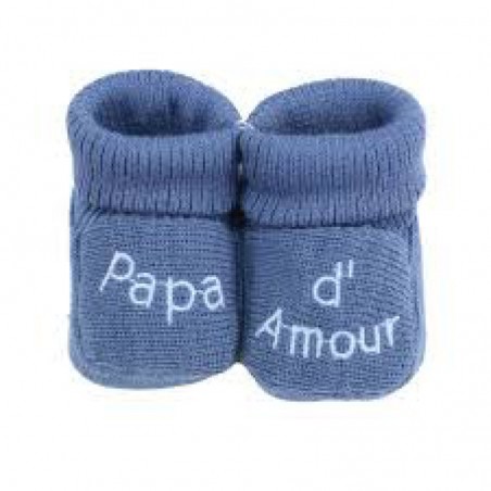 CHAUSSONS BEBE PAPA D AMOUR