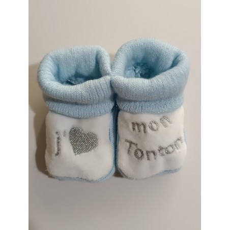 CHAUSSONS J'AIME MON TONTON