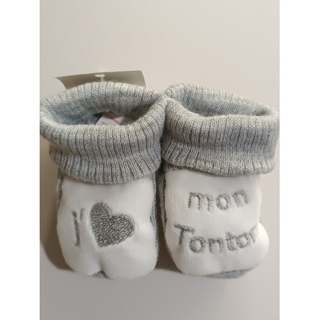 CHAUSSONS J'AIME MON TONTON