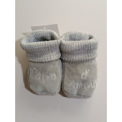 CHAUSSONS BEBE PAPA D AMOUR...