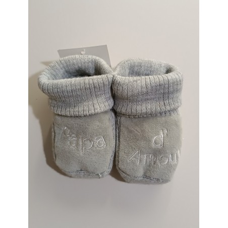 CHAUSSONS BEBE PAPA D AMOUR
